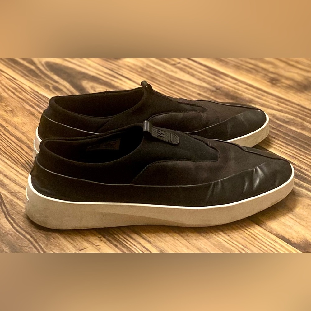 Wolf & Shepherd Cruise Ace Black Leather Casual Lifestyle Sneakers M 10 W 11.5 - Picture 2 of 9